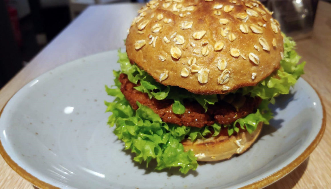 my hearts beats vegan - Burger BBQ Korean Style