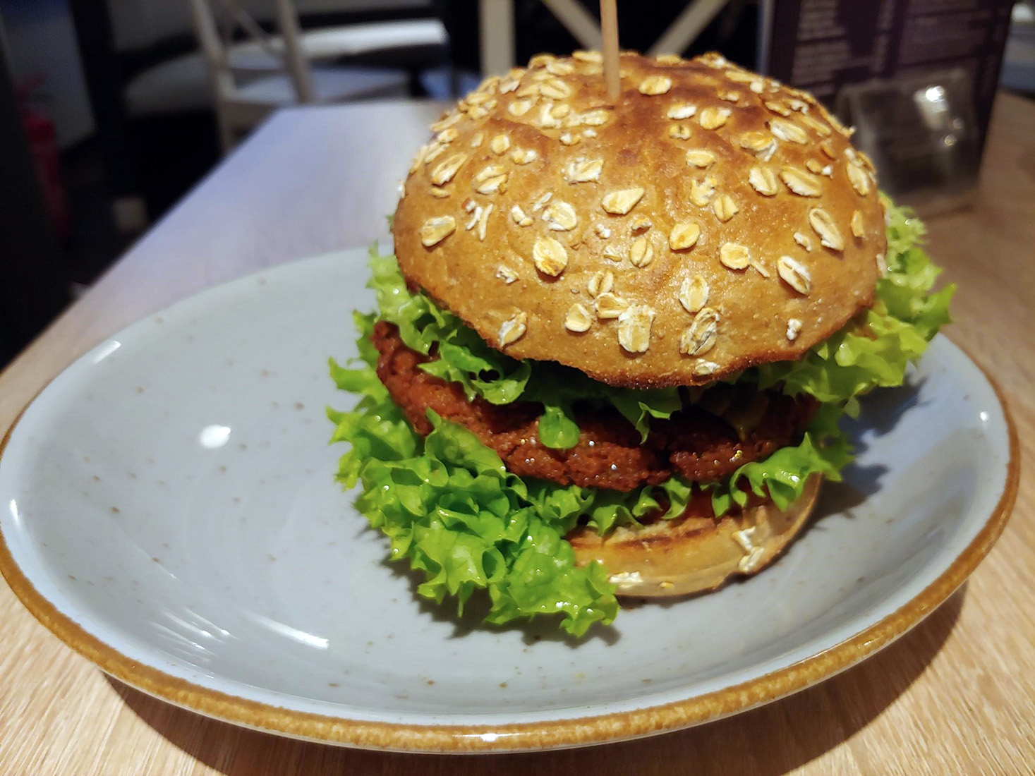 my hearts beats vegan - Burger BBQ Korean Style